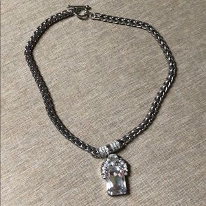 Silver Rhinestone Necklace